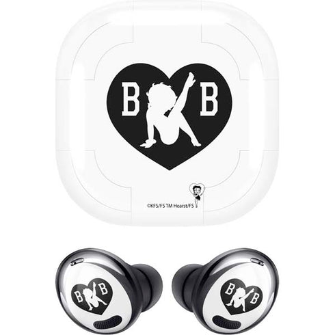Betty Boop BW Galaxy Buds Pro Skin
